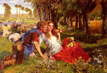 雇用者の羊飼い イギリスのウィリアム・ホルマン・ハント Oil Paintings